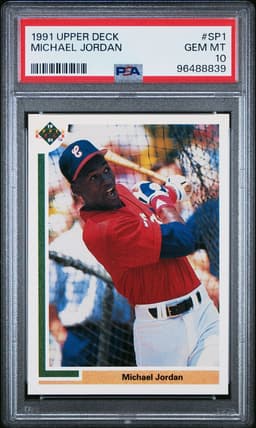 1991 MICHAEL JORDAN #SP1 UPPER DECK PSA 10.0