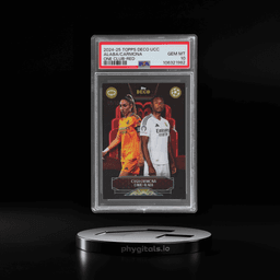 2024 Topps Deco UEFA Club Competitions One Club Red David Alaba/Olga Carmona 3/10 PSA 10