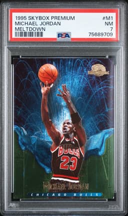 1995 Michael Jordan #M1 Skybox Premium Meltdown PSA 7.0