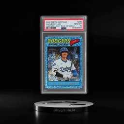 2026 Topps Heritage Chrome Light Blue Sparkle Shohei Ohtani #290 PSA 10