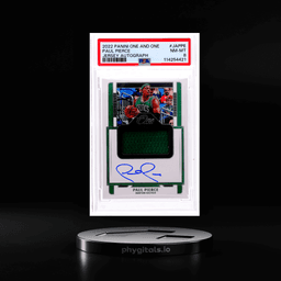 2022 Panini One and One Jersey Autograph Paul Pierce #JA-PPE 30/75 PSA 8