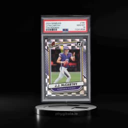 2024 Donruss JJ McCarthy ROOKIE #TR-1 PSA 10 GEM MINT