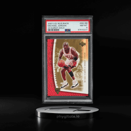 2001 Upper Deck MJ's Back 23 Karat Gold Michael Jordan /23 #MJ-66 PSA 8 NM-MT