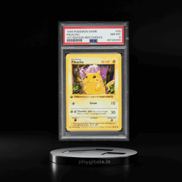 1999 Pokemon Base Set Shadowless 1st Edition Red Cheeks Pikachu #58 PSA 8 NM-MT
