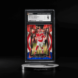 2024 Select Concourse Red & Blue Shock Prizm Patrick Mahomes II #33 CGC 9 MINT