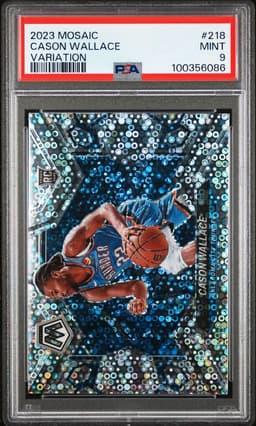2023 Cason Wallace #218 Mosaic Variation PSA 9.0