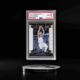 2018 Panini Select Concourse White Prizm Luka Doncic #25 137/149 PSA 10