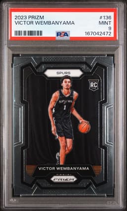 2023 Panini Prizm #136 Victor Wembanyama PSA 9