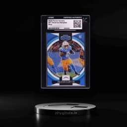 2025 Panini Honors Blue Omarion Hampton ROOKIE /15 #47 CGC AUTH