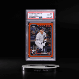 2024 Topps Chrome Orange Refractor Aaron Judge /25 #50 PSA 10 GEM MINT