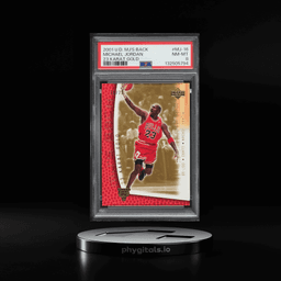 2001 Upper Deck MJ's Back 23 Karat Gold Michael Jordan /23 #MJ-16 PSA 8 NM-MT