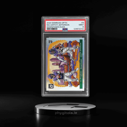 2024 Donruss Optic Downtown Duos JJ Mccarthy/Justin Jefferson #9 PSA 9