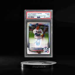 2025 Bowman Chrome Prospect Autograph Refractor Diego Tornes #CPADT 438/499 PSA 9