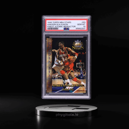 1996 Topps NBA Stars Finest Atomic Refractor Hakeem Olajuwon #83 PSA 10 GEM MINT