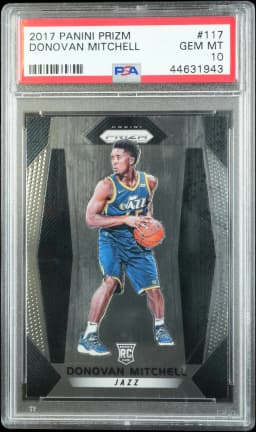 2017 Donovan Mitchell #117 Prizm PSA 10.0