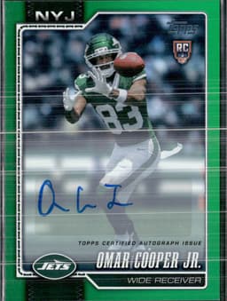 2026 Omar Cooper Jr. #321 Topps Flagship Real One Autograph Green