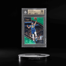 2018 Panini Select Courtside Green Prizm Stephen Curry #205 5/5 BGS 10