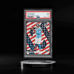 2025 Panini Mosaic Red & White Stripe Cam Ward ROOKIE #382 PSA 9 MINT