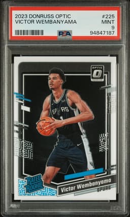 2023 Panini Donruss Optic #225 Victor Wembanyama PSA 9