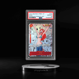 2024 One Piece the Best Premium Booster Japanese Manga Alternate Art Nami #OP01-016 PSA 10