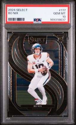 2024 Bo Nix #117 Select PSA 10.0