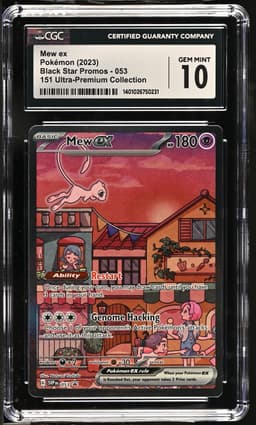 2023 Scarlet & Violet Black Star Promos #53 Mew ex CGC 10