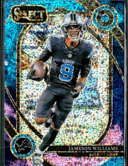 2024 Jameson Williams #267 Select Blue Disco Prizm