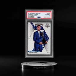 2019 Panini Mosaic White Mosaic Stephen Curry #299 13/25 PSA 10