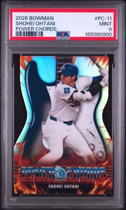 2026 Shohei Ohtani #PC-11 Bowman Power Chords PSA 9.0