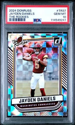 2024 Jayden Daniels #TR-37 Donruss The Rookies PSA 10.0