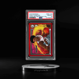 2025 Bowman Chrome Anime Red Refractor Amen Thompson #NBAA16 2/5 PSA 10