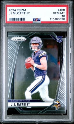 2024 J.J. McCarthy #400 Prizm PSA 10.0