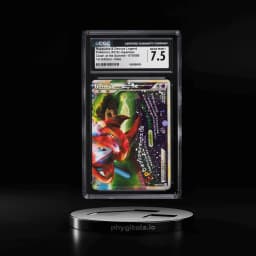 2010 Pokemon Japanese Clash At The Summit 1st Edition Holo Rayquaza & Deoxys Legend #75 CGC 7.5
