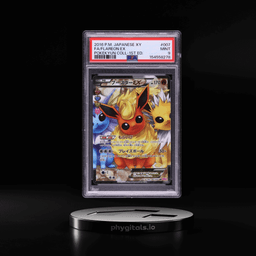 2016 Pokemon Japanese XY PokeKyun Collection 1st Edition Full Art Flareon EX #7 PSA 9 MINT