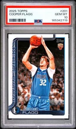 2025 Cooper Flagg #201 Topps PSA 10.0