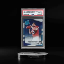 2017 Donruss Optic Rated Rookie Patrick Mahomes II #177 PSA 10