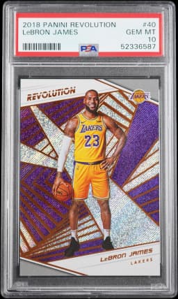 2018 LeBron James #40 Revolution PSA 10.0
