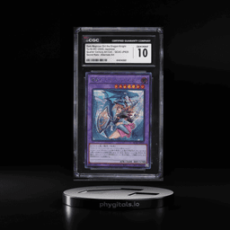 2025 Yu-Gi-Oh Japanese QCAC SEC Alt Art Dark Magician Girl Dragon Knight #QCAC-JP020 CGC 10 GEM