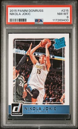 2015 Panini Donruss #215 Nikola Jokic PSA 8
