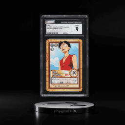 2001 One Piece Japanese Carddass Hyper Battle 7th Stage Luffy #C332 CGC 9 MINT