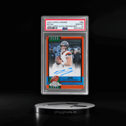 2025 Topps Chrome '90 Autograph Orange Refractor Bo Nix #1990BN 24/25 PSA 10