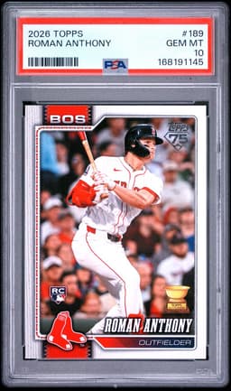 2026 Roman Anthony #189 Topps PSA 10.0