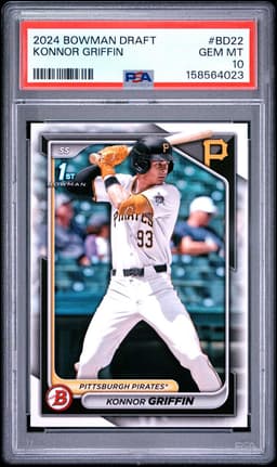 2024 Konnor Griffin #BD-22 Bowman Draft PSA 10.0