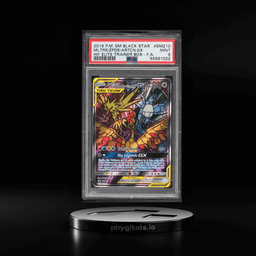2019 Pokemon SM Promo Hidden Fates ETB Full Art Moltres Zapdos Articuno GX #SM210 PSA 9 MINT