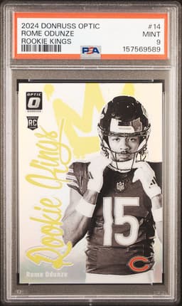 2024 DONRUSS OPTIC #14 ROME ODUNZE KINGS PSA 9