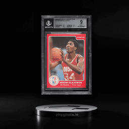 1985 Star All-Rookie Team Hakeem Olajuwon ROOKIE #1 BGS 9 MINT