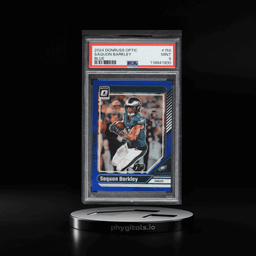 2024 Donruss Optic Blue Saquon Barkley /199 #159 PSA 9 MINT