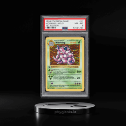 1999 Pokemon Base Set Shadowless 1st Edition Holo Nidoking #11 PSA 8 NM-MT