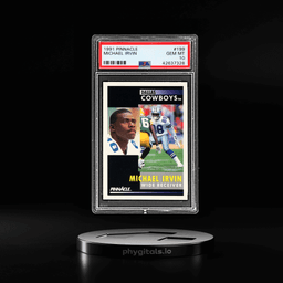 1991 Panini Pinnacle Michael Irvin #199 PSA 10