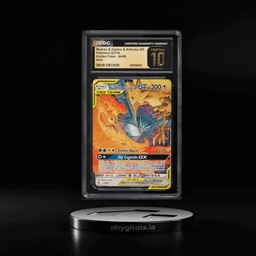 2019 Pokemon Sun & Moon Hidden Fates Holo Moltres & Zapdos & Articuno GX #44 CGC 10 PRISTINE